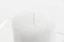 DKD Home Decor Vela de Cera de Parafina Blanca 285 g