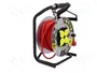 KEL Prolongador de alimentación H05RR-F 3G2,5mm2 20m Rojo