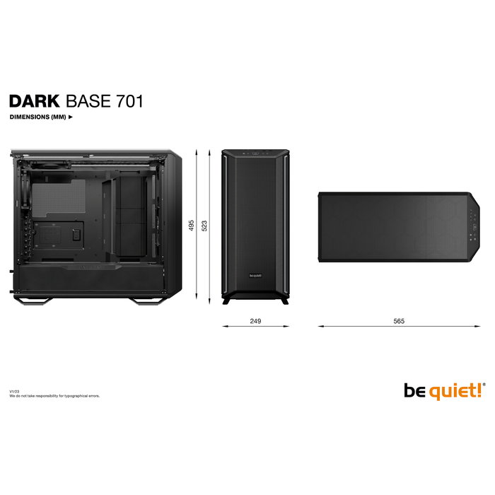 Be Quiet! Dark Base 701 Black