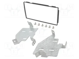 ACV Bastidor de montaje de radio para Nissan Note (E11) 2006-2013, 2 DIN, negro