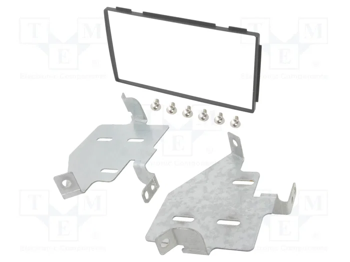 ACV Bastidor de montaje de radio para Nissan Note (E11) 2006-2013, 2 DIN, negro ACV Bastidor de montaje de radio para Nissan Note (E11) 2006-2013, 2 DIN, negro