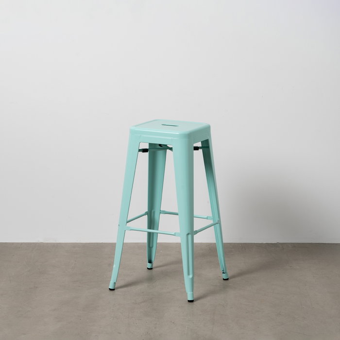 Taburete Turquesa Metal Dallas 43,50 X 43,50 X 76,50 cm (Set de 2) Taburete Turquesa Metal Dallas 43,50 X 43,50 X 76,50 cm (Set de 2)