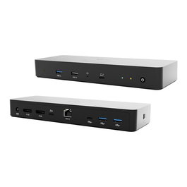 I-Tec Docking Station Thunderbolt 4 Intelligent Dual Display DS - Puerto TB4, 2x DP, LAN, USB-C, 3x USB-A, Audio, PD 90W - Negro