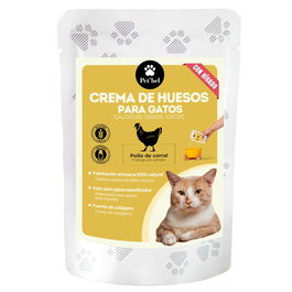 Pet'Bel Crema Huesos Pollo Gato 20x100ml Colágeno Articulaciones Hígado Vitamina