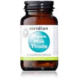 VIRIDIAN Cardo Mariano 400mg 30 Cápsulas Veganas Bio Complemento Alimenticio Apto para Vegetarianos