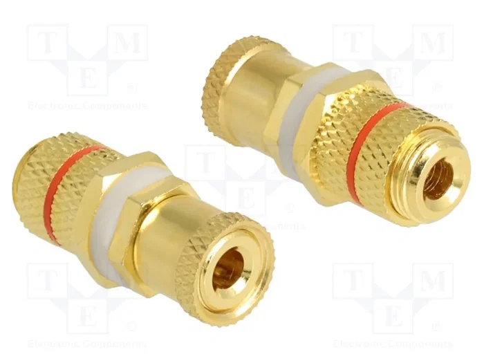 DeLOCK Adaptador de audio de poste a poste 64145 con anillo rojo DeLOCK Adaptador de audio de poste a poste 64145 con anillo rojo
