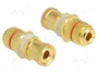 DeLOCK Adaptador de audio de poste a poste 64145 con anillo rojo
