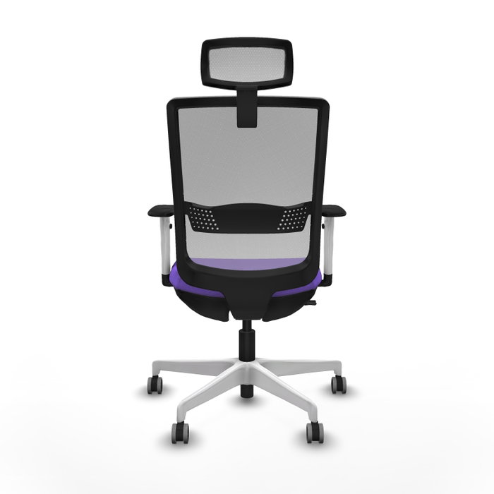 PIQUERAS Y CRESPO Silla de oficina Haches con mecanismo Sincro/Traslack, Lila y Gris PIQUERAS Y CRESPO Silla de oficina Haches con mecanismo Sincro/Traslack, Lila y Gris