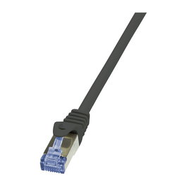 LogiLink Patchkabel CAT6a RJ45 S/FTP 7,5m Black PrimeLine PIMF LSZH