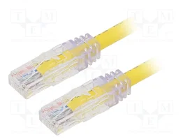 PANDUIT Patch cord Cat 6a U/UTP de 3m, amarillo
