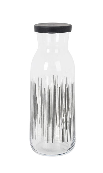 LAV Botella Decantadora Ischia 1.2 L con Grifo, Modelo Fon886.2102Pk., Dimensiones: 7 x 9 x 26 cm (6 Unidades)