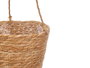 Giftdecor Maceta Colgante Esparto Conica 21Cm 22x22x14 (Set de 12)