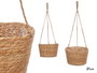 Giftdecor Maceta Colgante Esparto Conica 21Cm 22x22x14 (Set de 12)
