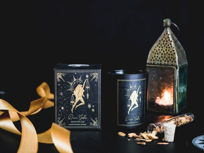 DKD Home Decor Vela Black Magic Surtido de 6 Unidades
