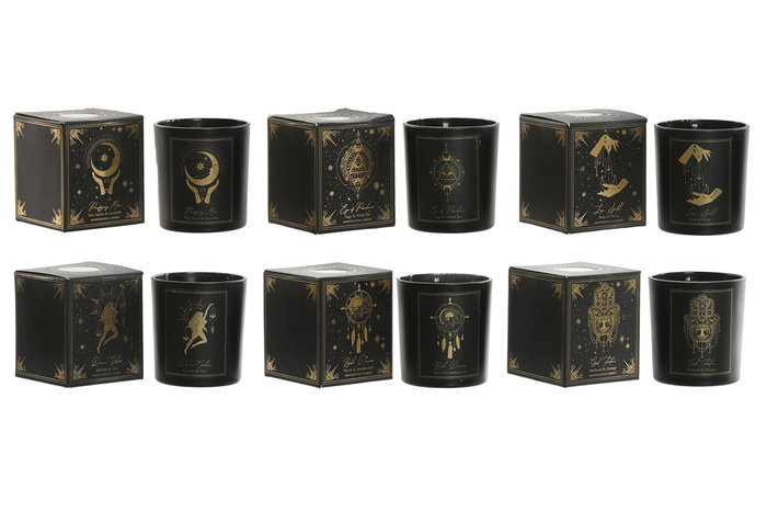 DKD Home Decor Vela Black Magic Surtido de 6 Unidades DKD Home Decor Vela Black Magic Surtido de 6 Unidades