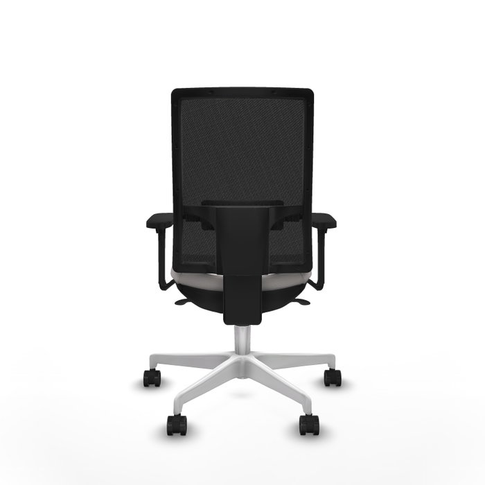 PIQUERAS Y CRESPO Silla de oficina Horna con mecanismo Sincro Blanco y Negro
