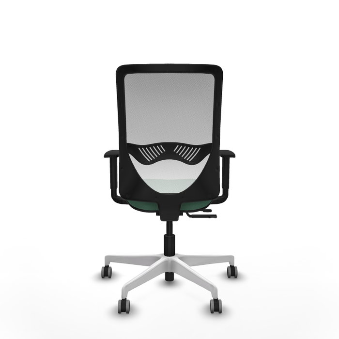 PIQUERAS Y CRESPO Silla de oficina Zulema Verde esmeralda y Blanco PIQUERAS Y CRESPO Silla de oficina Zulema Verde esmeralda y Blanco