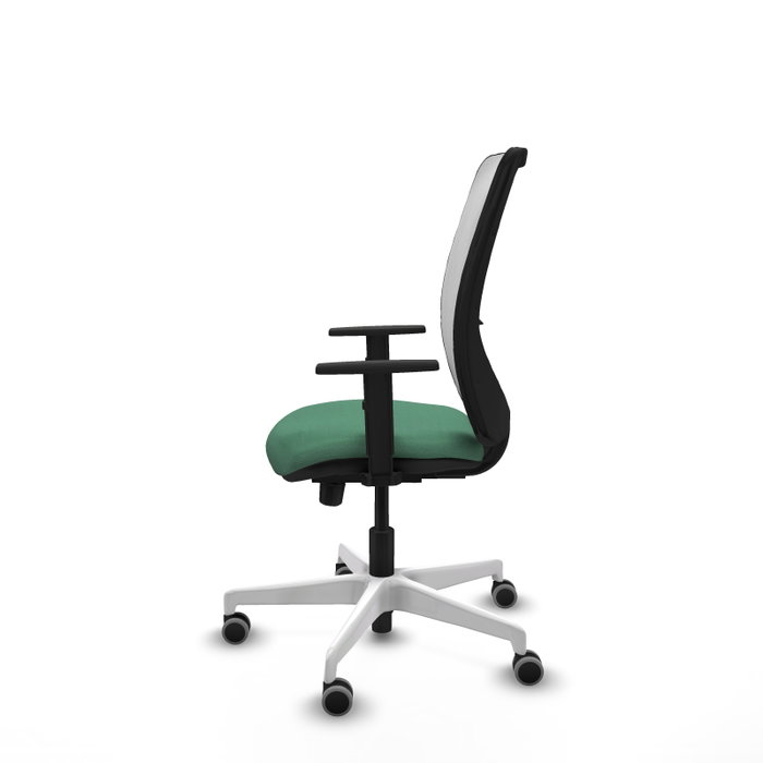 PIQUERAS Y CRESPO Silla de oficina Zulema Verde esmeralda y Blanco PIQUERAS Y CRESPO Silla de oficina Zulema Verde esmeralda y Blanco