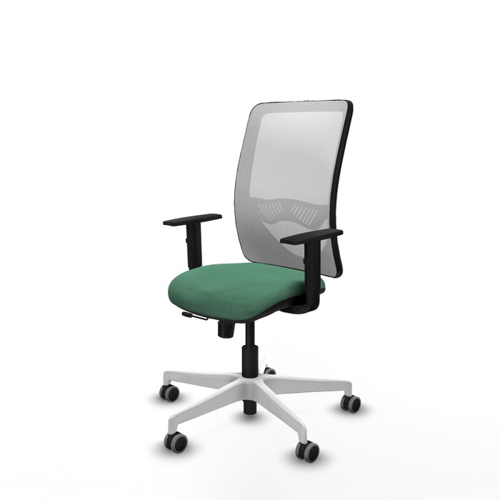 PIQUERAS Y CRESPO Silla de oficina Zulema Verde esmeralda y Blanco PIQUERAS Y CRESPO Silla de oficina Zulema Verde esmeralda y Blanco