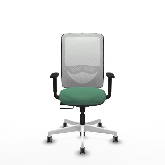 PIQUERAS Y CRESPO Silla de oficina Zulema Verde esmeralda y Blanco PIQUERAS Y CRESPO Silla de oficina Zulema Verde esmeralda y Blanco