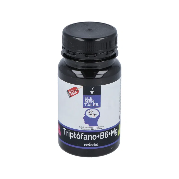 NOVADIET Triptófano, Vitamina B6 y Magnesio 30 cápsulas NOVADIET Triptófano, Vitamina B6 y Magnesio 30 cápsulas
