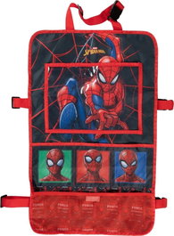 Spider-Man Organizador Coche CZ10274 para Niños con Bolsillos para Tablet