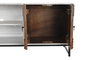 DKD Home Decor Mueble TV Blanco Negro 180 x 40 x 60 cm
