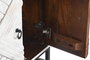 DKD Home Decor Mueble TV Blanco Negro 180 x 40 x 60 cm