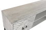 DKD Home Decor Mueble TV Blanco Negro 180 x 40 x 60 cm