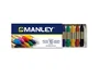 Manley Estuche de Ceras de Colores Surtidos de 60mm