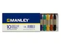 Manley Estuche de Ceras de Colores Surtidos 60mm de 10 Unidades