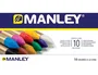 Manley Estuche de Ceras de Colores Surtidos de 60mm