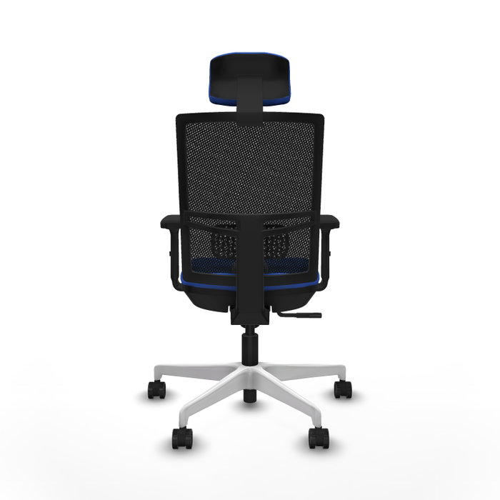 PIQUERAS Y CRESPO Silla de oficina Yunquera con mecanismo Sincro, Azul y Negro PIQUERAS Y CRESPO Silla de oficina Yunquera con mecanismo Sincro, Azul y Negro