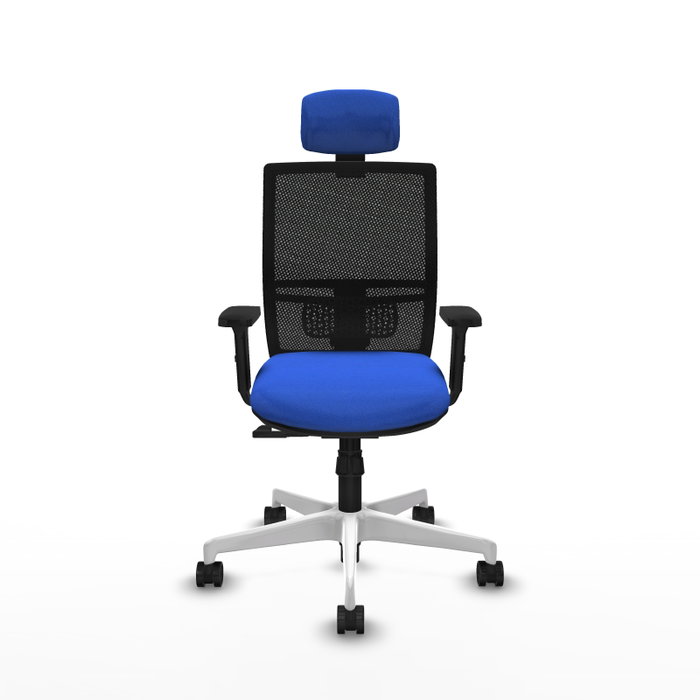 PIQUERAS Y CRESPO Silla de oficina Yunquera con mecanismo Sincro, Azul y Negro PIQUERAS Y CRESPO Silla de oficina Yunquera con mecanismo Sincro, Azul y Negro