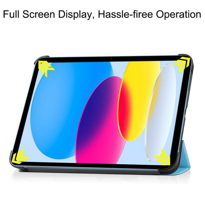 CoreParts Funda Rígida Protectora Tri-Fold para Apple iPad 10ª Gen 10.9 pulgadas (2022) - Azul Cielo CoreParts Funda Rígida Protectora Tri-Fold para Apple iPad 10ª Gen 10.9 pulgadas (2022) - Azul Cielo