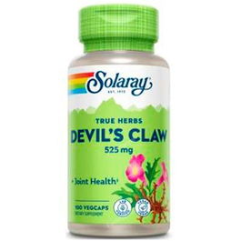 SOLARAY Devil Claw Harpago 525Mg 100 Cápsulas Veganas | Complemento Alimenticio para Apoyo Digestivo y Articular