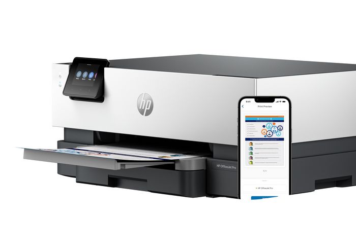 HP OfficeJet Pro 9110b Impresora Profesional de Inyección de Color para Oficinas Distribuidas y Fuerzas Laborales Híbridas HP OfficeJet Pro 9110b Impresora Profesional de Inyección de Color para Oficinas Distribuidas y Fuerzas Laborales Híbridas