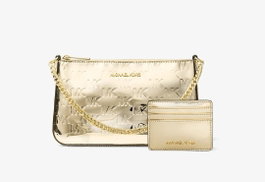 Michael Kors Set de Bolso 35F5SGZD6O-PALE-GOLD Dorado