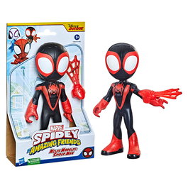 Hasbro Spidey Figura Superhéroe Miles Morales F3988 Marvel Gigante 22.5cm