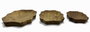 DKD Home Decor Centro Mesa Shabby Acacia Marron 18 x 3 x 28 cm Set de 3