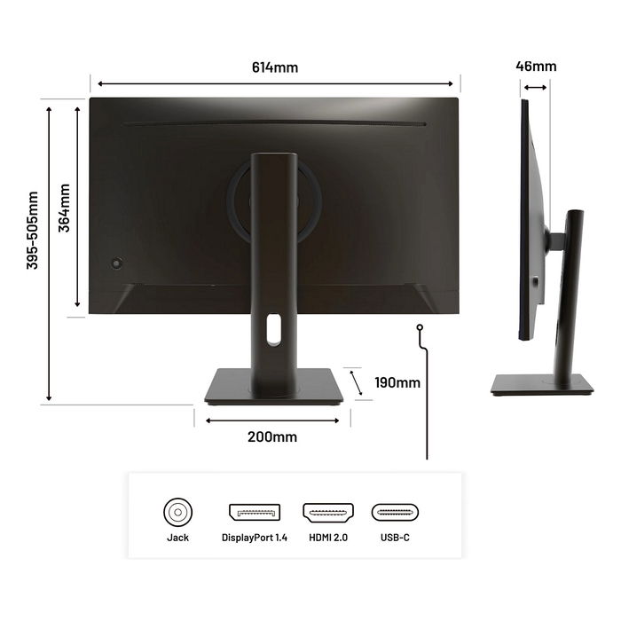 JAPANNEXT Monitor LED IPS de 27 pulgadas Full HD (68,6 cm) 1920x1080, 100 Hz, 8 ms, FreeSync, Altavoces, Montaje VESA, 65W USB-C, Negro (JN-IPS27FHDR-C65W-HSP) JAPANNEXT Monitor LED IPS de 27 pulgadas Full HD (68,6 cm) 1920x1080, 100 Hz, 8 ms, FreeSync, Altavoces, Montaje VESA, 65W USB-C, Negro (JN-IPS27FHDR-C65W-HSP)