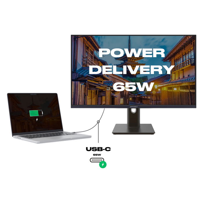 JAPANNEXT Monitor LED IPS de 27 pulgadas Full HD (68,6 cm) 1920x1080, 100 Hz, 8 ms, FreeSync, Altavoces, Montaje VESA, 65W USB-C, Negro (JN-IPS27FHDR-C65W-HSP) JAPANNEXT Monitor LED IPS de 27 pulgadas Full HD (68,6 cm) 1920x1080, 100 Hz, 8 ms, FreeSync, Altavoces, Montaje VESA, 65W USB-C, Negro (JN-IPS27FHDR-C65W-HSP)