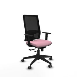 PIQUERAS Y CRESPO Silla de oficina Horna Rosa y Negro
