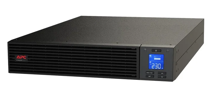 APC SRV1KRIRK Sistema de Alimentación Ininterrumpida (UPS) Doble Conversión (Online) 1 kVA / 800 W, Montaje en Rack, 3 Salidas AC, Negro