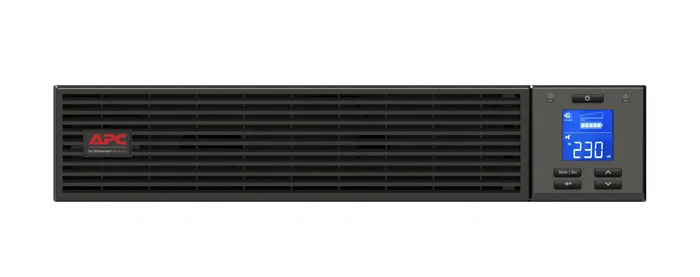 APC SRV1KRIRK Sistema de Alimentación Ininterrumpida (UPS) Doble Conversión (Online) 1 kVA / 800 W, Montaje en Rack, 3 Salidas AC, Negro