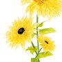 Flor Gerbera Amarillo Artificial 40 X 40 X 125 cm (Set de 2)