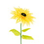 Flor Gerbera Amarillo Artificial 40 X 40 X 125 cm (Set de 2)