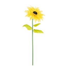 Flor Gerbera Amarillo Artificial 40 X 40 X 125 cm (Set de 2)