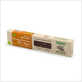 DELICATALIA Turron de Almendra, Nueces y Curcuma 165 Gr Bio Experience SG Vegan