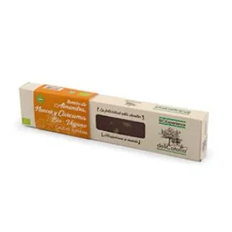 Delicatalia Turrón de Almendra, Nueces y Cúrcuma Bio 165 g - Producto Vegano, Sin Gluten Delicatalia Turrón de Almendra, Nueces y Cúrcuma Bio 165 g - Producto Vegano, Sin Gluten